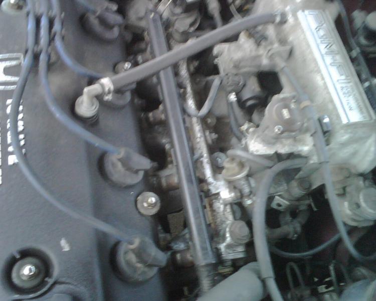 Honda fuel injectors leaking #7