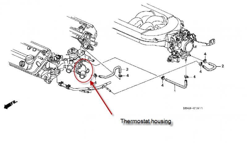 1992 Honda accord antifreeze leak #6