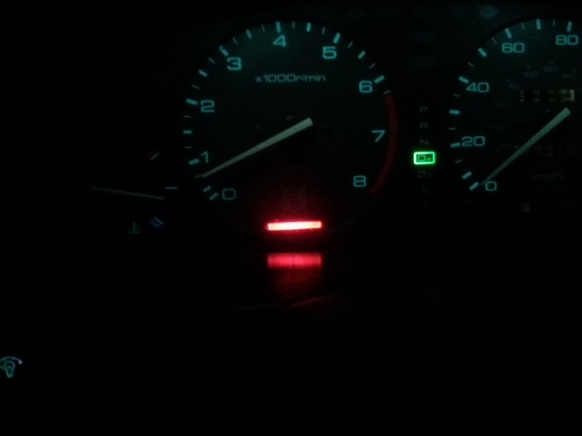 Brake light indicator stays on honda accord