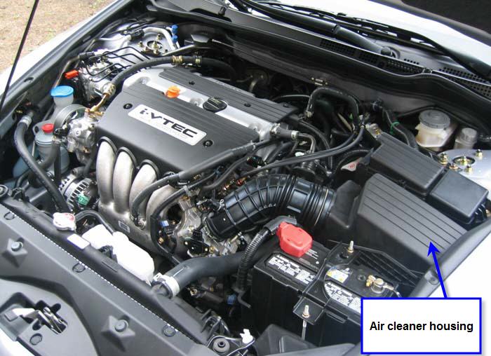 Honda accord engine filter change #1