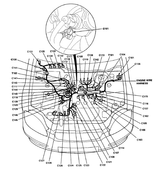 1998 Honda civic lx engine diagram #7