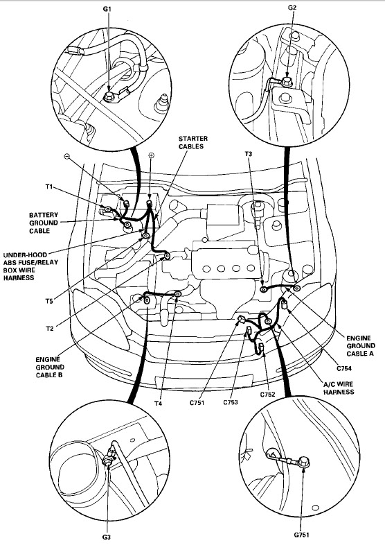 2001 Honda oddesy recall ground wire #3