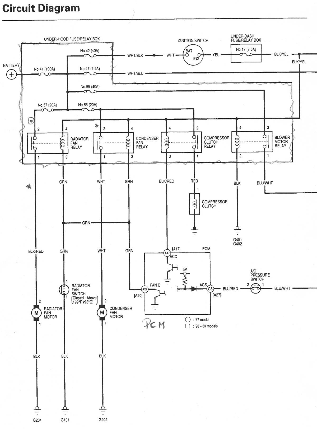 Wiring Diagram For 97 Honda Accord from honda-tech.com