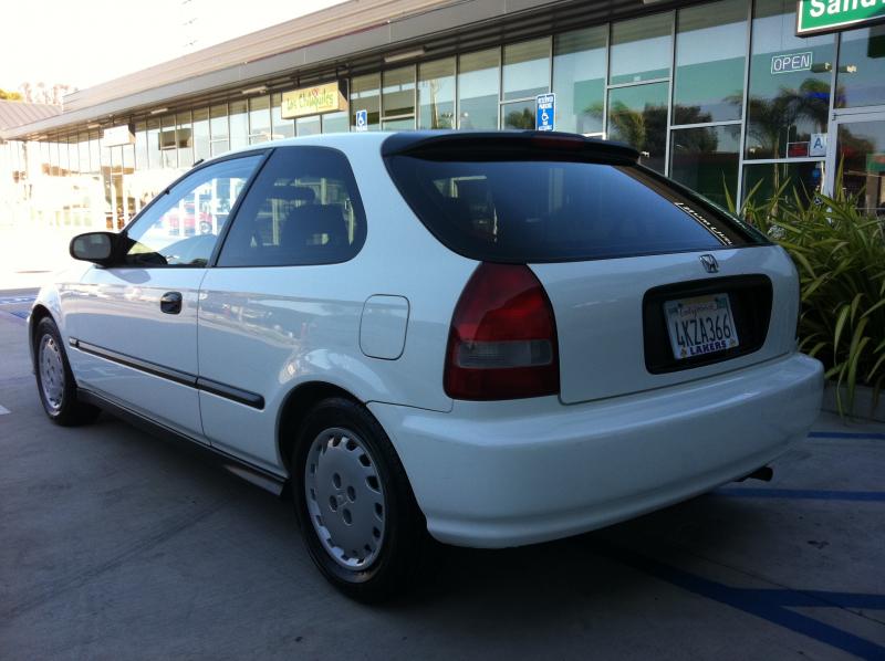 2000 White honda civic hatchback for sale #2