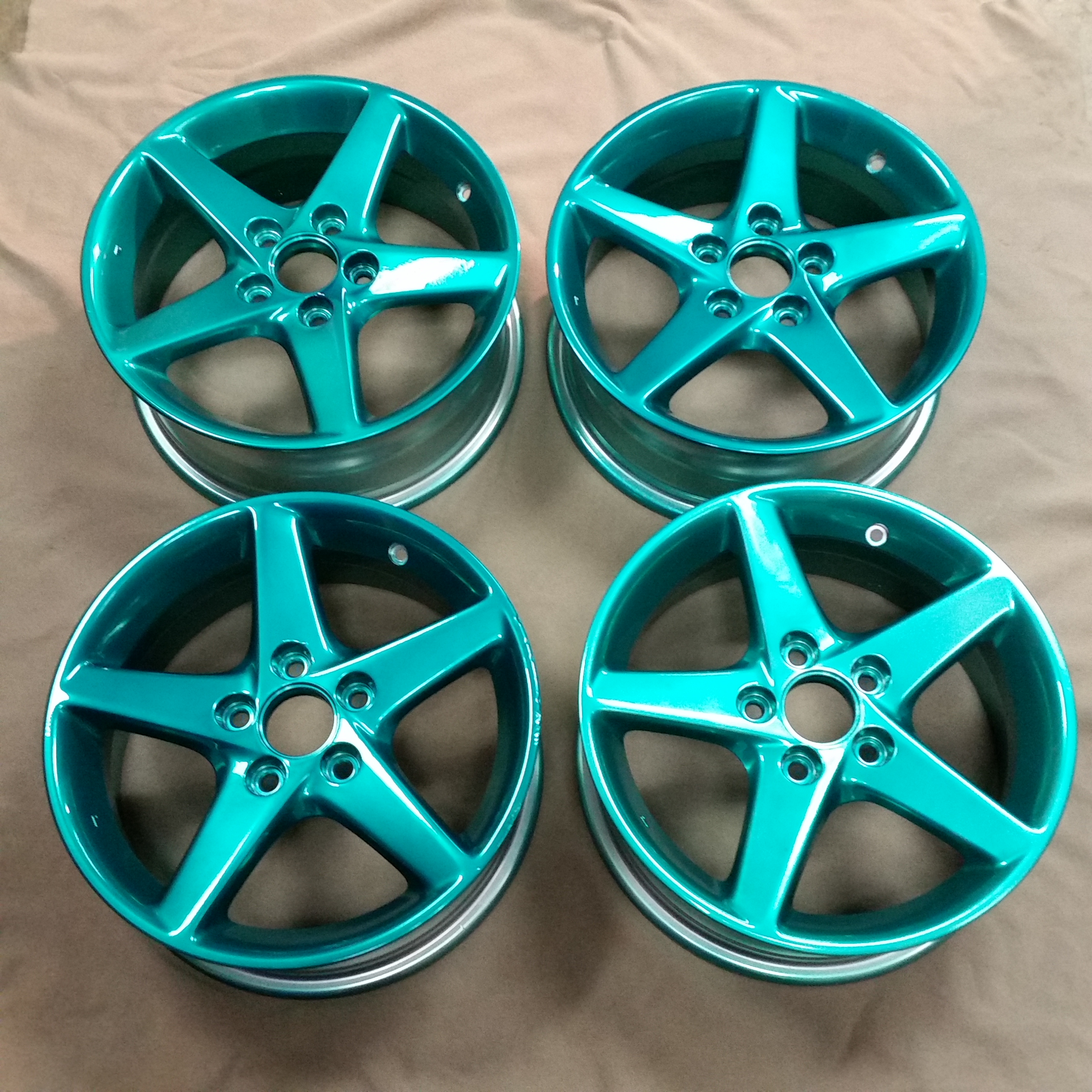 PA Candy Teal 16 RSX Wheels -$225 - Honda-Tech