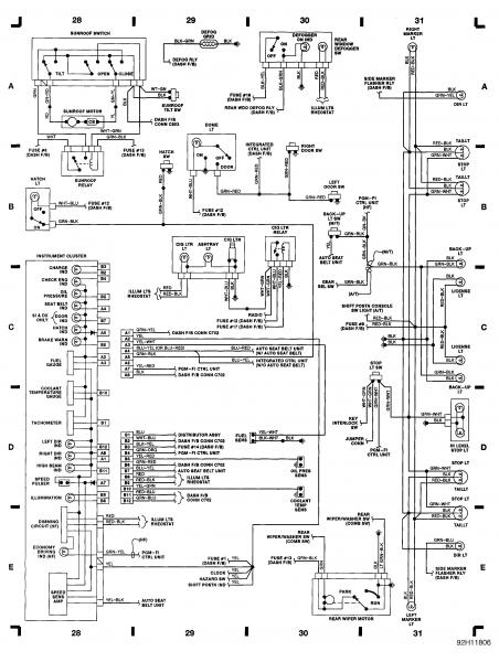 Wiring diagrams - Honda-Tech 89 civic radio wire diagram 