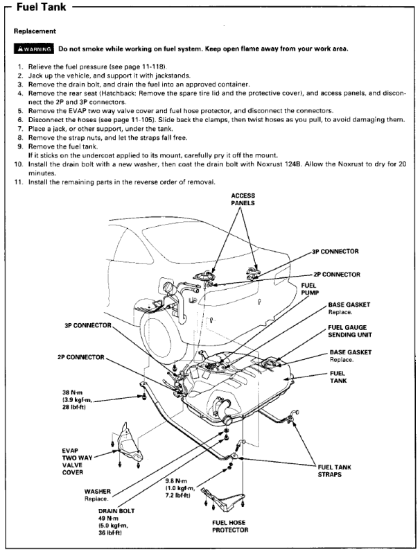 Acura Fuel Pump Diagram - Wiring Diagram Networks