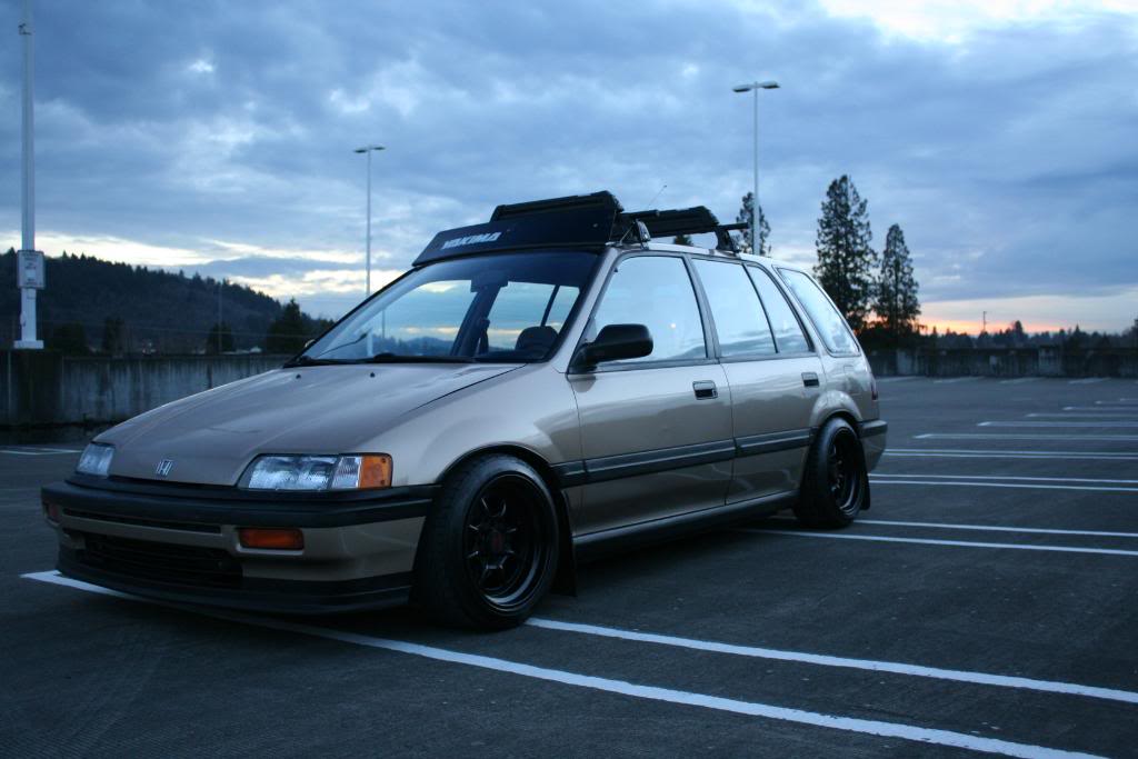 91 honda civic wagon exhaust