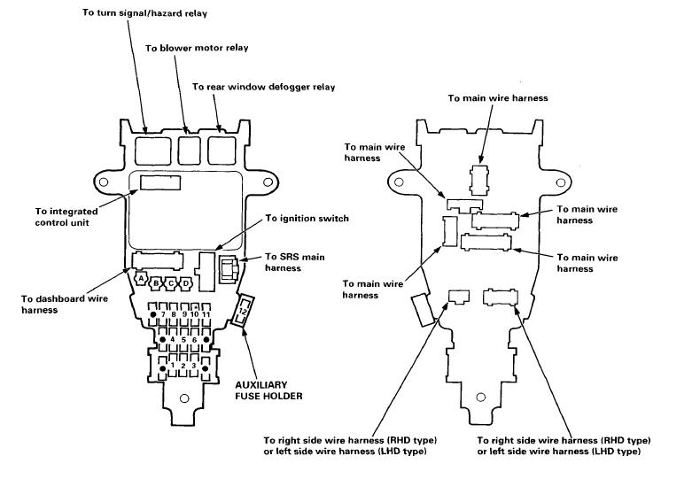 Needed   1994 Accord Fuse Diagram  - Honda-tech