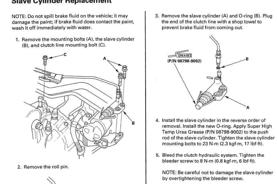 2000 Accord Clutch Master Cylinder help needed - Honda-Tech - Honda