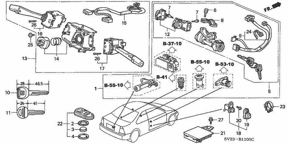 1996 Honda Accord Wiring Harness Diagram from honda-tech.com