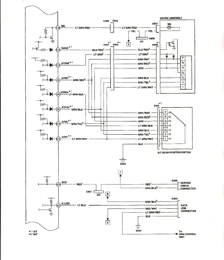 Honda Accord Ecu Wiring Diagram