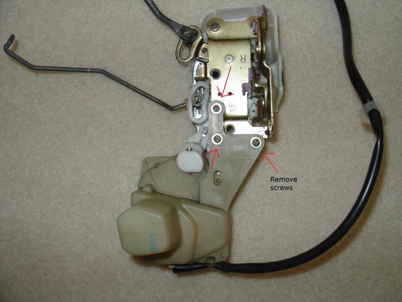 94-97 Accord D.S. Lock Actuator - Microswitch Repair/Reset? - Honda
