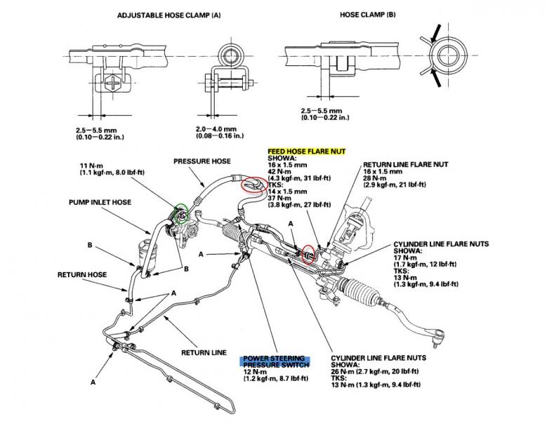 2004 Honda Accord V6 Power Steering Hose Leak - Honda-Tech ...