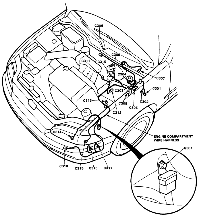 92 Civic D15 Engine Harness Diagram - Honda-tech