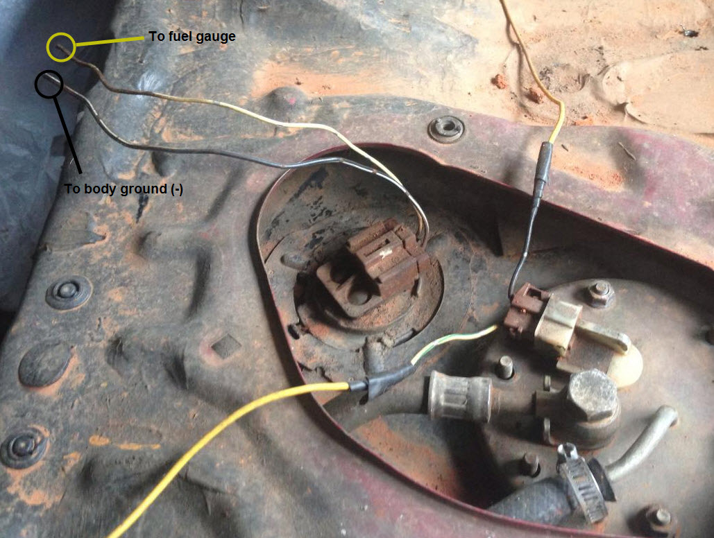 fuel gauge wiring with pics? - Honda-Tech 1992 honda del sol fuse box diagram 