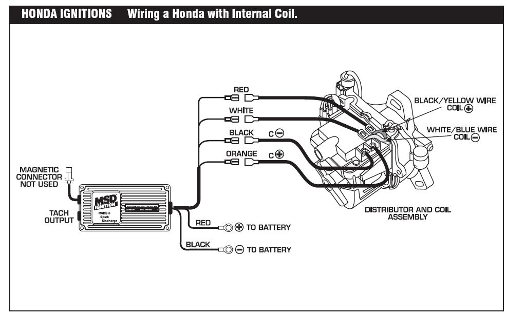 Diy Msd 6 Series Install Honda Tech, Msd Hvc Ignition Box Wiring Diagram