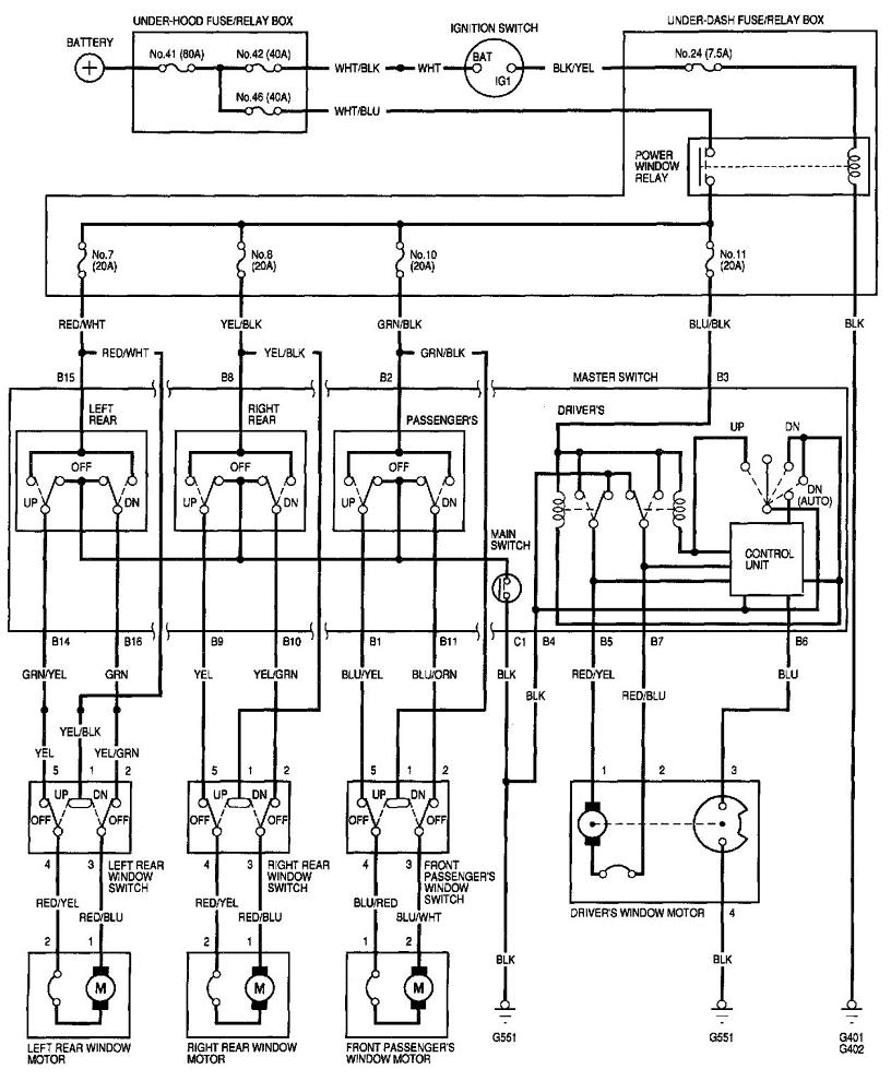 96 Honda Civic Window Problems - Honda-Tech - Honda Forum ... 2000 honda civic ex wiring diagram 