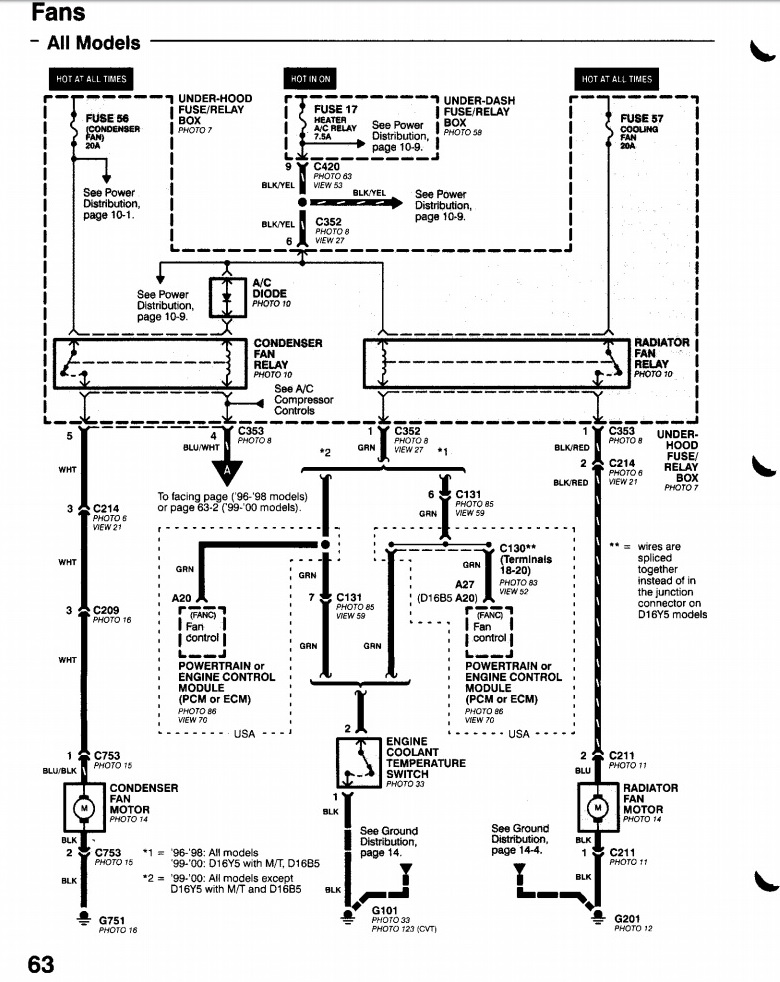 98 Honda Civic Electrical Wiring Wiring Diagram Load