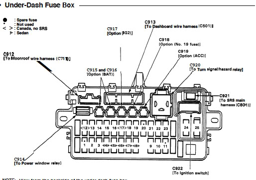 95 civic no power to the fuel pump plz help!! - Honda-Tech ... 1992 honda del sol fuse box diagram 
