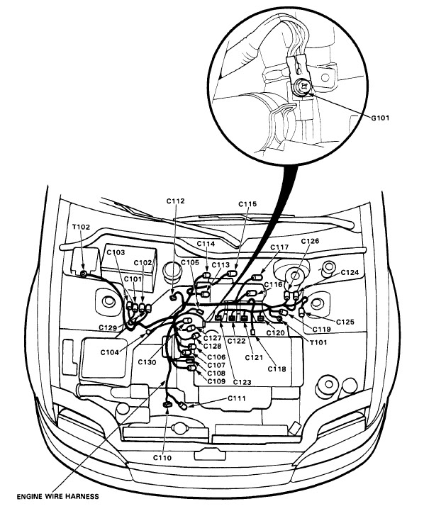 1993 Honda Civic Engine Diagram Wiring Diagram Raw