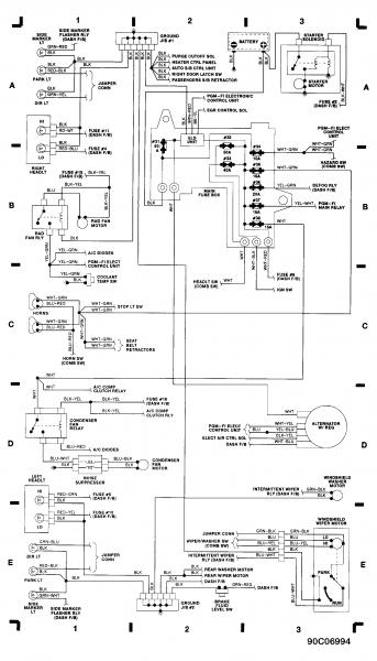 1994 Honda Civic Ignition Wiring Diagram - Wiring Diagram 98 Honda