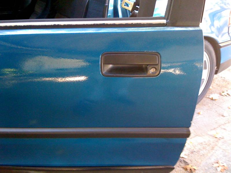Fit 1988-1991 Honda Civic Outer Exterior Door Handle black 4 Doors