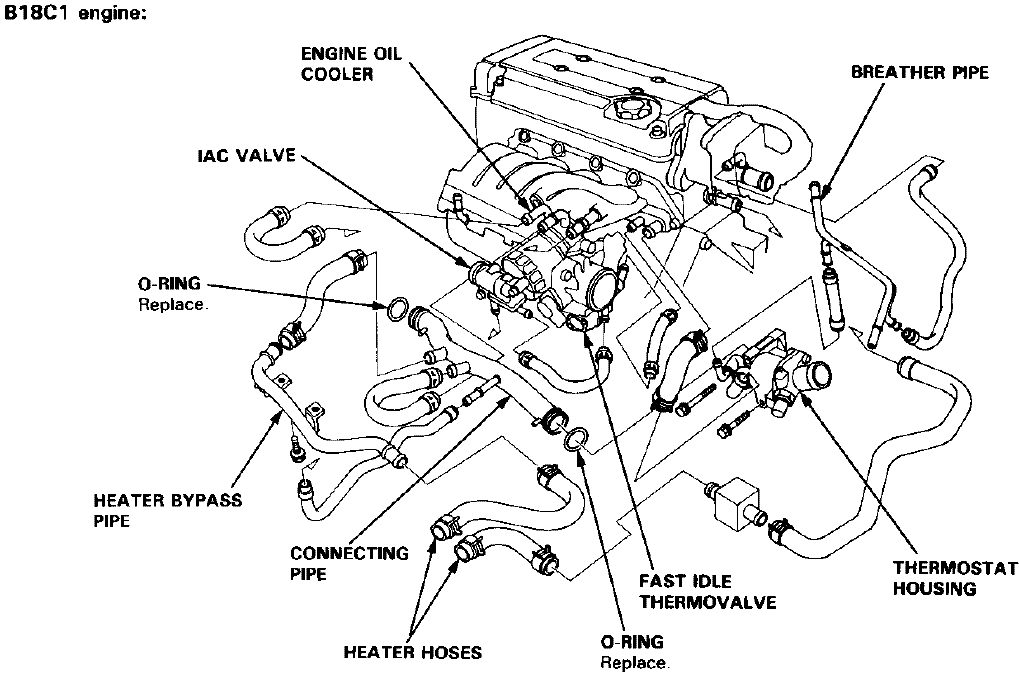 1997 Acura Integra Engine Diagram Information Of Wiring Diagram