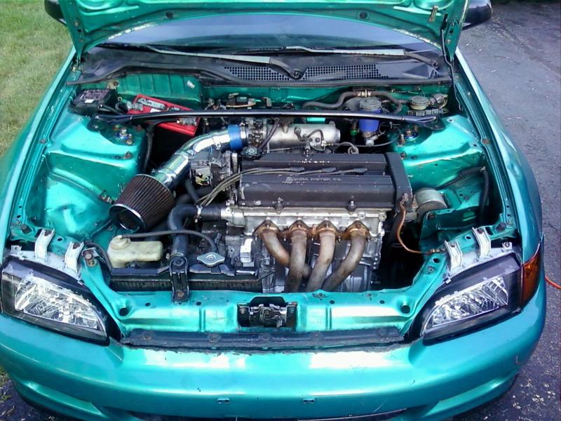1996 honda civic hatchback engine swap