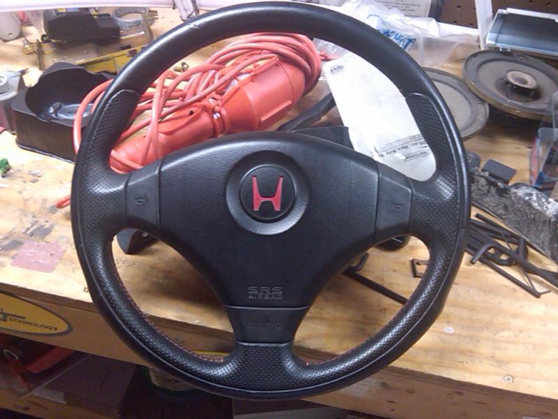 Mint Condition Ek9 Ctr Steering Wheel Momo Red Stitch Honda Tech Honda Forum Discussion
