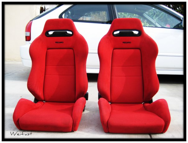 FS: OEM EK9/DC2 Recaro SRD Seats (red) - Honda-Tech - Honda Forum Discussion
