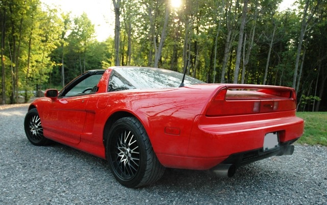 On Can 1995 Acura Nsx T Nsx Targa Red Exterior Black