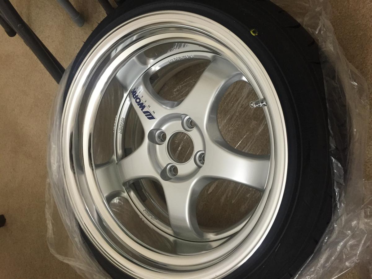 TX FS: Work Meister S1r 16x9 4x100 Brand New With Nitto Neo Gen - Honda.