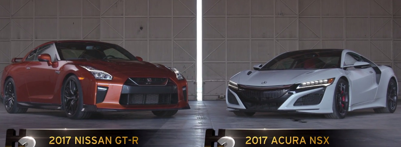 2017 Acura NSX vs. 2017 Nissan GTR