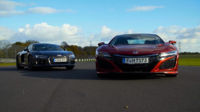 Video: New Age NSX Takes On The Old-Guard R8 V10