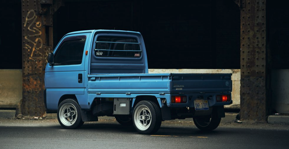 This Honda Acty Kei Truck Is Owned by the Creator of the Hellcat Logo