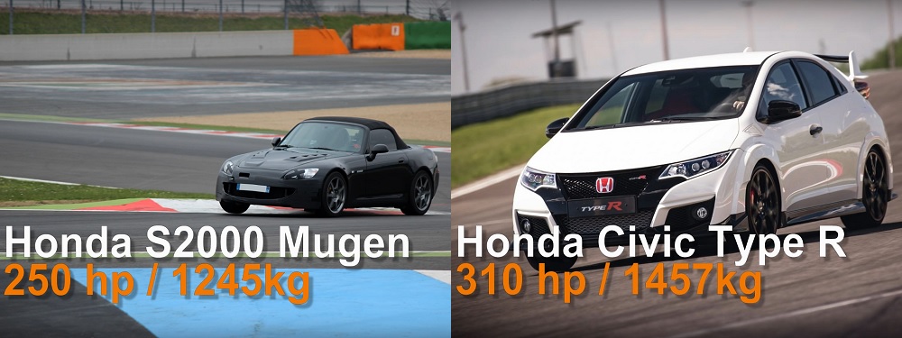 honda-tech.com Honda S2000 vs. Civic Type R CTR FK2 time attack