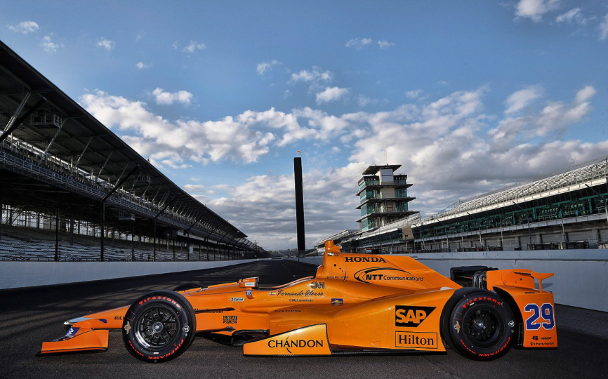 Honda-tech.com Honda McLaren F1 Formula Driver Fernando Alonso Indy 500 IndyCar Racing