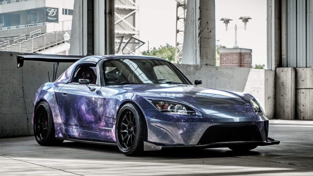 Honda-tech.com Honda S2000 S2K Galaxy Runner custom wrap volk CE28 widebody