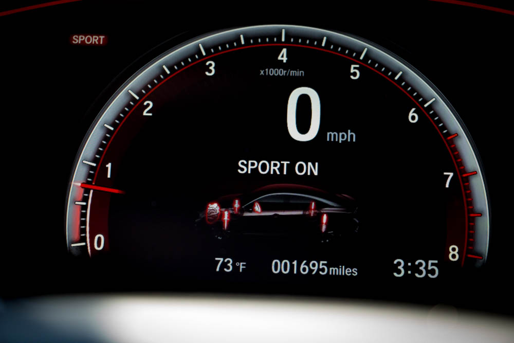 Honda-tech.com 2017 Honda Civic Si review sport mode adaptive dampers display