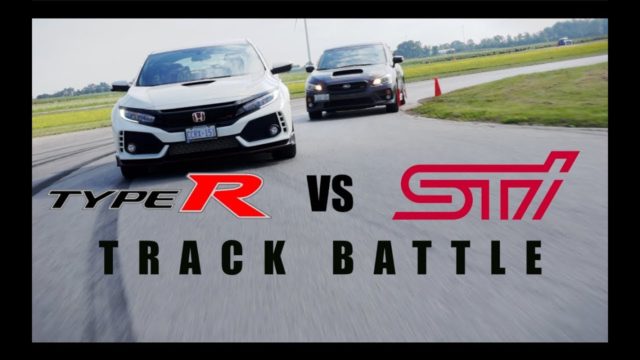 Honda Civic Type R VS Subaru STI: Turbo Track Battle