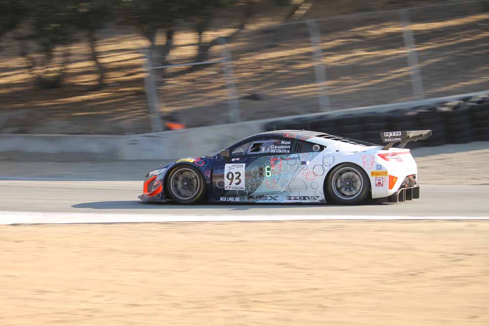 Honda-tech.com 8 Hour Race Laguna Seca RealTime Racing Acura NSX GT3