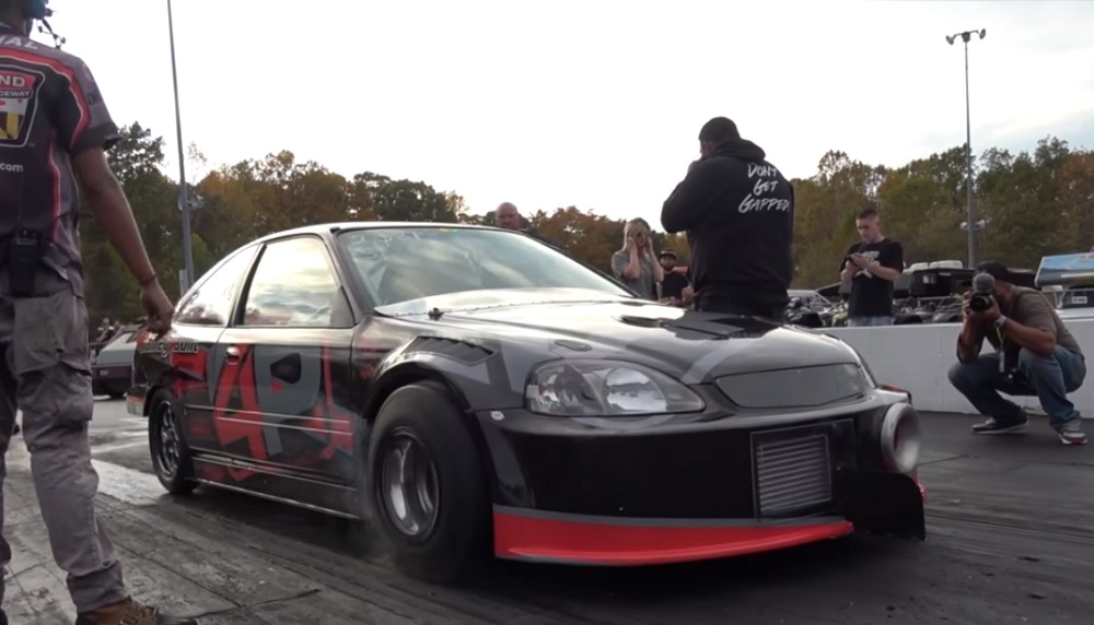 2000 Honda Civic Drag Racing, Shawn Ramey