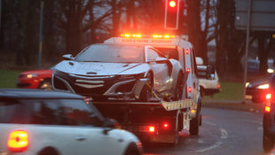 Brand-new NSX Crashes During Dealership Test Drive
