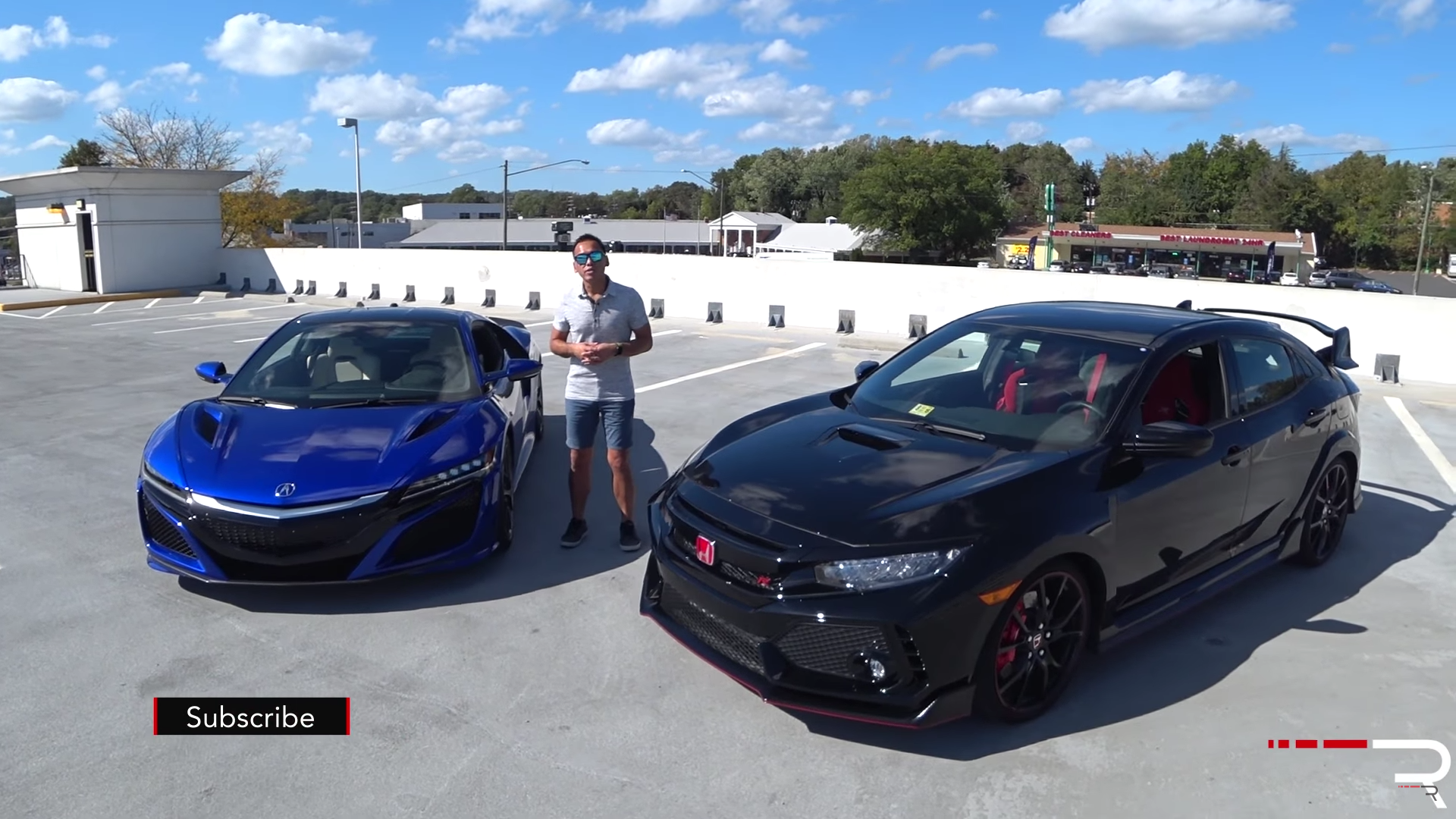 Civic Type R and Acura NSX