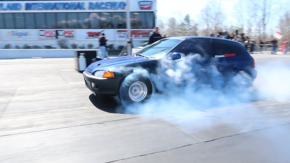 Honda Civic Turbo 10 second 1/4-mile run