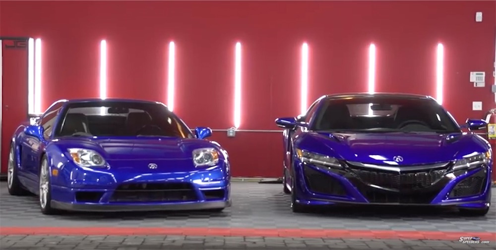 Two generations of the NSX