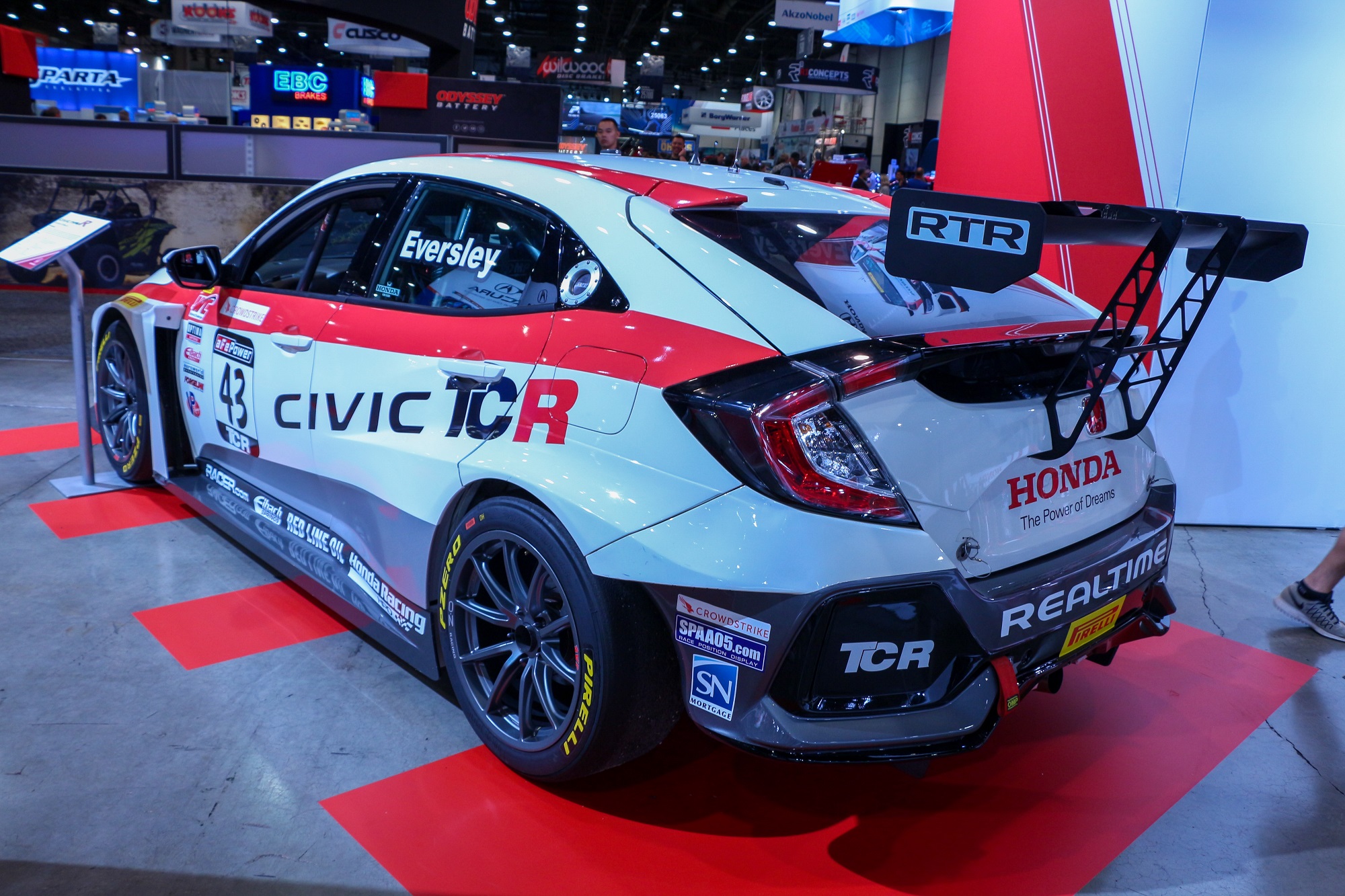 Honda Civic Type R TCR Formula 3 F3 RealTime Racing Insight SEMA 2018 Honda-tech.com