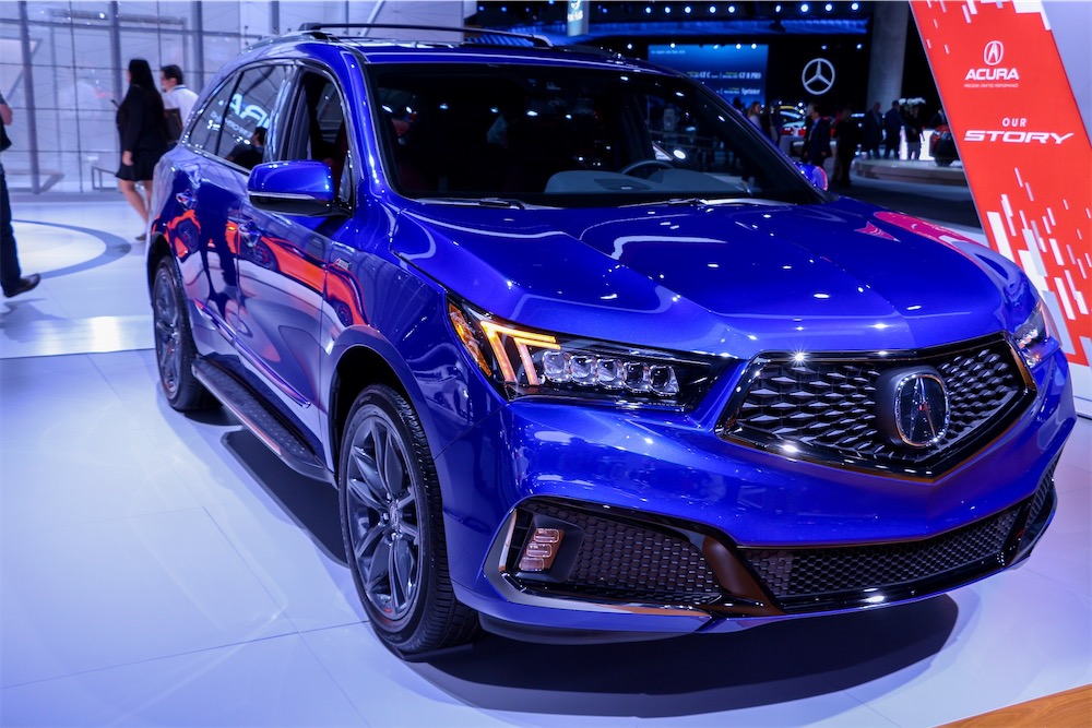 Acura RDX A-Spec in blue.