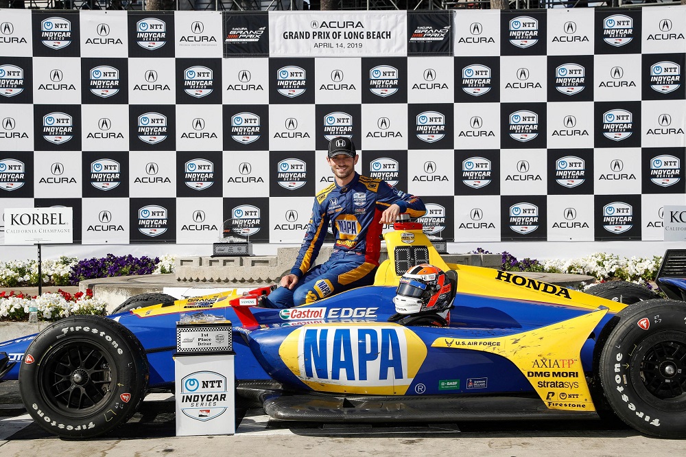 2019 Acura Grand Prix of Long Beach IndyCar Alexander Rossi Scott Dixon Graham Rahal